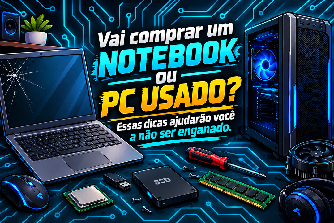 dicas essenciais para comprar notebook ou PC usado. forteplaying